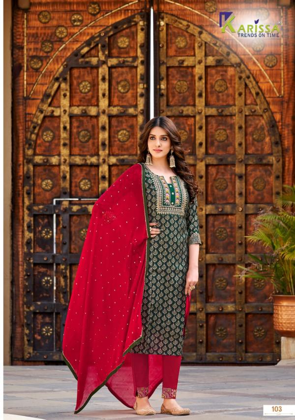 Karissa Siya 1 Designer Silk Embroidery Readymade Salwar 